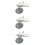 3Pcs Assorted Color Planetary Toy Science Teaching Model for Students 8