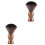 2 Count Shaving Brush Brushes Personal Care Accessory 6