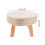 2 Pcs Shelf Rural Wooden Storage Stool 3