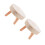 2 Pcs Shelf Rural Wooden Storage Stool 7