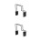 2Pcs Violin Corrector ABS Steel Guide for Beginners 8