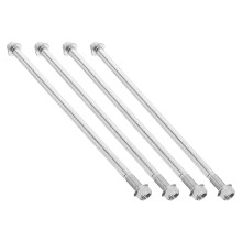 8Pcs Durable Steel Pit Bike Front Rear Axle Bolts and Spindle Nut Set