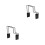 2Pcs Violin Corrector ABS Steel Guide for Beginners 4