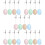 Set Of 5 Macarons Cleaning Wipe Game Console Screen 8