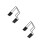 2Pcs Violin Corrector ABS Steel Guide for Beginners 7