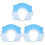 3Pièces Bonnet Bain Bébé Protection Oreilles Étanche 2