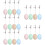Set Of 5 Macarons Cleaning Wipe Game Console Screen 11