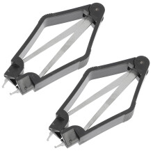 4Pcs Easy Use Black Ic Extractor Tool Metal Plcc Component Puller