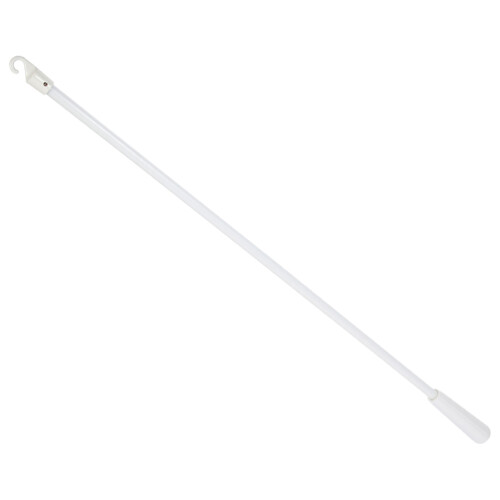 5Pcs Durable White Blind Wand Sticks with Hook for Window Blinds