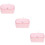 3Pièces Chauffe Lingettes Humides Rose Portable Bébé USB PP ABS 10