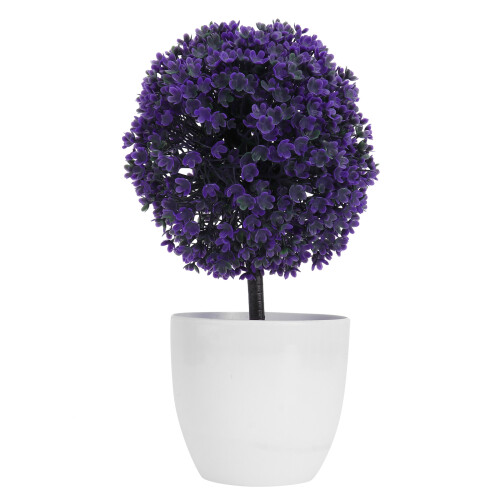 3 Pack Mini Boxwood Topiary Decorative Bonsai Artificial Plants Ball