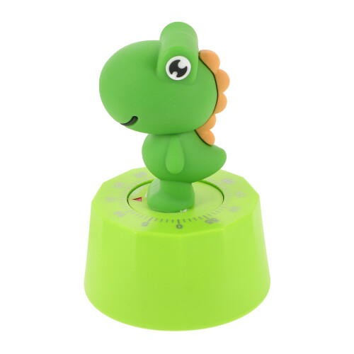 4Pcs Green Plastic Mechanical Timers for Home Study and Cooking Tasks 2