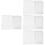 4Sets Embroidery Paper Dissolvable Water Soluble Stabilizer White 6