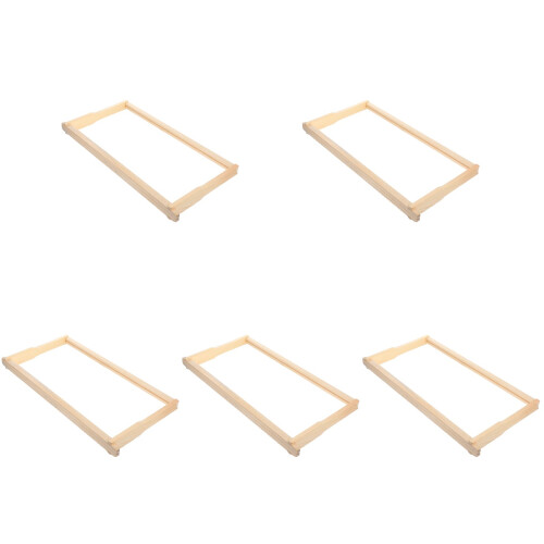 5Pcs Wooden Beekeeping Frames Easy Assembly Beehive Frame for Home 2