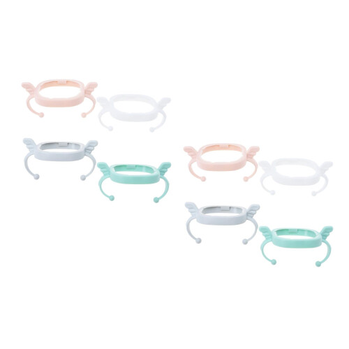 8Pcs Baby Bottle Handle Grips Silicone Loop for Sippy Cup Transition 2