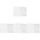 4Sets Embroidery Paper Dissolvable Water Soluble Stabilizer White 4