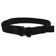 Black Double Layer Nylon Duty Belt Hook and Loop Outdoor Utility