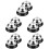 5 Count Dinner Bell Restaurant Call The Jar Ring Chime Silver 7