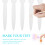200Pcs White Perfume Test Papers for Aromatherapy and Essential Oils 10