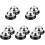 5 Count Dinner Bell Restaurant Call The Jar Ring Chime Silver 4
