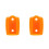 2Pièces Fixateur Pour Éplucheuse Orange Accessoire 8