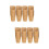 100 Pcs Ice Cream Cup 16oz Kraft Paper Multifunction Snacks 6