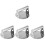 4Pcs Durable Patty Maker Press Handle Kitchen Accessory 4