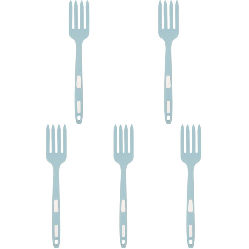 5pcs Silicone Cooking Fork Silica Gel Mixing Spoon Spaghetti 1