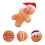 2Stk Lebkuchenmann Plüsch Sofakissen Weihnachtsmotiv 8