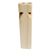 5Pcs Kids Wooden Flute Toys Beige Whistle Plaything for Parties