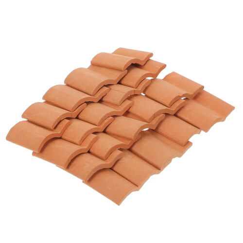 4Sets Durable Brown Clay Mini Bricks for DIY Sand Table Model