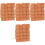 4Sets Durable Brown Clay Mini Bricks for DIY Sand Table Model 5