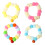 2 Count Colorful Bell Necklace Cat Collar With Strap 1