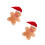 2Stk Lebkuchenmann Plüsch Sofakissen Weihnachtsmotiv 7