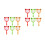 12Pcs Plastic Handle Design Magnifier Cartoon Bear Portable Home Use 5