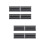 8Pcs ABS Desk Screen Clips Removable Privacy Divider Clamps 8