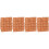 4Sets Durable Brown Clay Mini Bricks for DIY Sand Table Model 6
