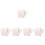 30 Sheets Eye Patch Acrylic Rhinestones 5