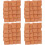 4Sets Durable Brown Clay Mini Bricks for DIY Sand Table Model 7