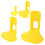 4Pcs Yellow Plastic Chicken Leg for Chick Lightweight Support 1