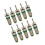 100Pcs Silver Car Air Conditioning Core Removal Tool Leakproof Durable 1