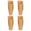 100 Pcs Ice Cream Cup 16oz Kraft Paper Multifunction Snacks 2