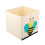 2Pcs Foldable Clothes Storage Box Beige Cartoon Pattern Storage Cube 8