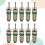100Pcs Silver Car Air Conditioning Core Removal Tool Leakproof Durable 6