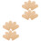 20Pcs Unfinished Bamboo Rectangular Cutouts DIY Writable Tags for Kids 5