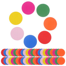150 Pcs Round Wood Discs Math Teaching Aids for Kids
