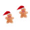 2Stk Lebkuchenmann Plüsch Sofakissen Weihnachtsmotiv 3