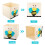 2Pcs Foldable Clothes Storage Box Beige Cartoon Pattern Storage Cube 6