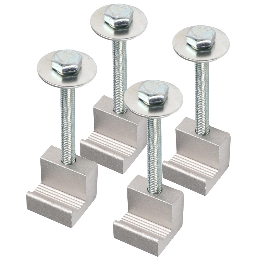 Heavy Duty Truck Tool Box Mounting Kit With Aluminum J Hook Tie Down Clamps For Pickup Beds 9113335600942