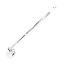 6Pcs Stable Silver Car Flag Pole Bracket Suction Mount for Vehicle Use